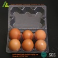 Bandejas de huevos de gallina de plástico transparente